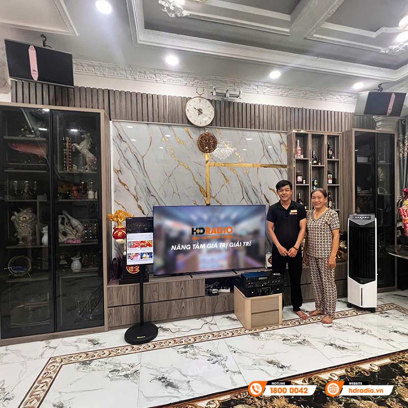 Lắp đặt dàn karaoke đẳng cấp cho chị Hồng ở Long An