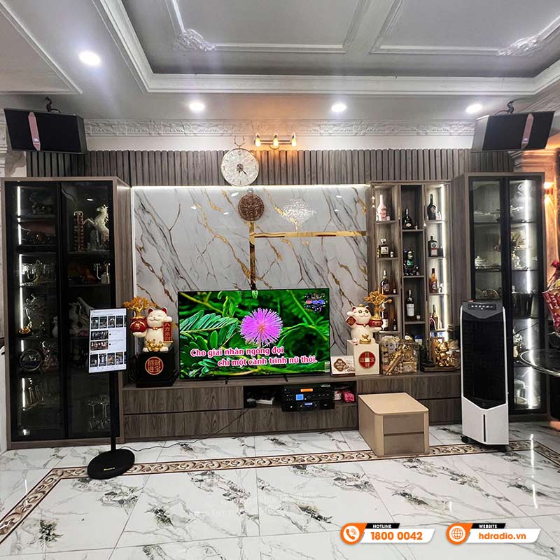 Lắp đặt dàn karaoke đẳng cấp cho chị Hồng ở Long An