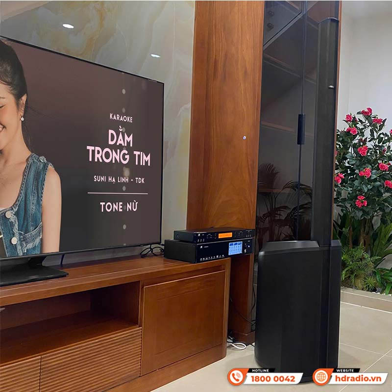 ảnh thực tế lắp dàn karaoke trị giá 83 triệu cho chị Hà ở phúc yên vĩnh phúc 