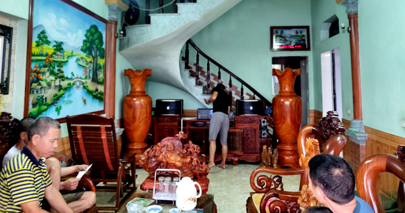 Dàn Karaoke lắp đặt cho anh Ái ở Mỹ Hảo, Hưng Yên