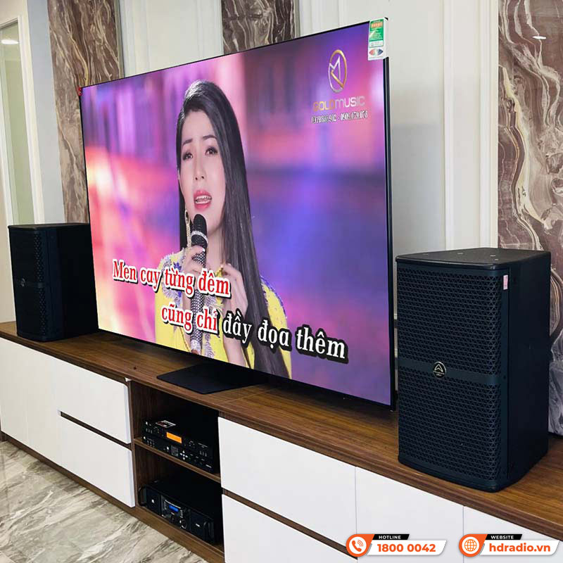 Dàn Karaoke Cao Cấp HDR67 (Wharfedale Wh10, Công suất H2600, X6000 Plus, Micro JKaudio B9)-16