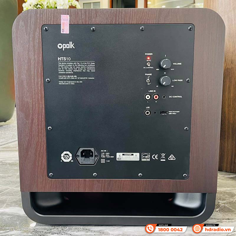 Dàn karaoke HDR67 kết hợp sub Polk Audio HTS10 của anh Bình ở Quận Đống Đa, Hà Nội