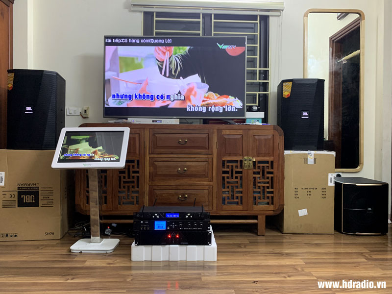 Công trình lắp đặt Loa JBL KPS2 tại nhà anh Bình ở Thanh Xuân, Hà Nội