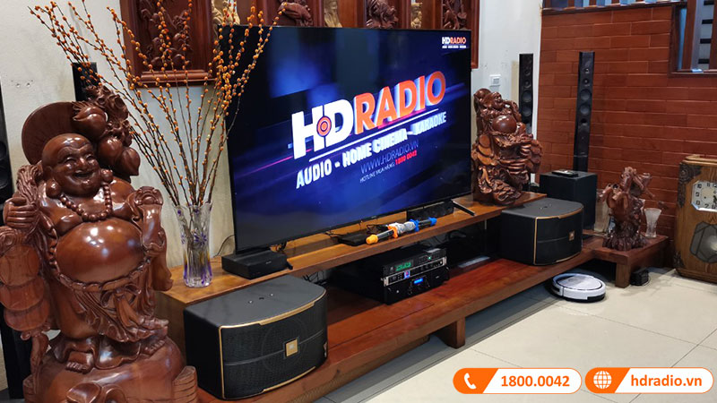 Dàn karaoke của anh Chung ở Gia Lâm, Hà Nội