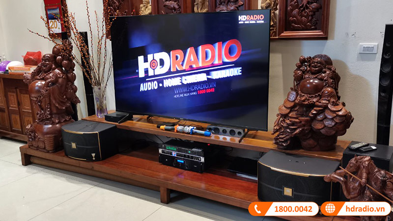 Dàn karaoke của anh Chung ở Gia Lâm, Hà Nội