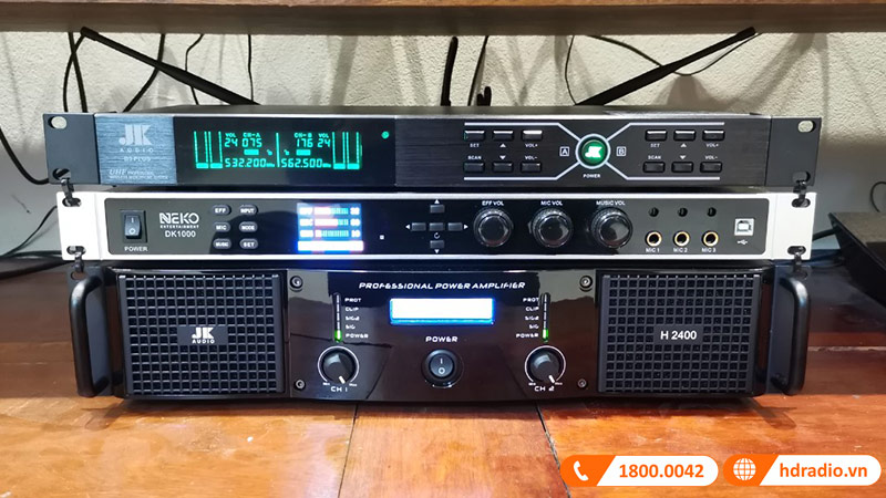 Dàn karaoke của anh Chung ở Gia Lâm, Hà Nội