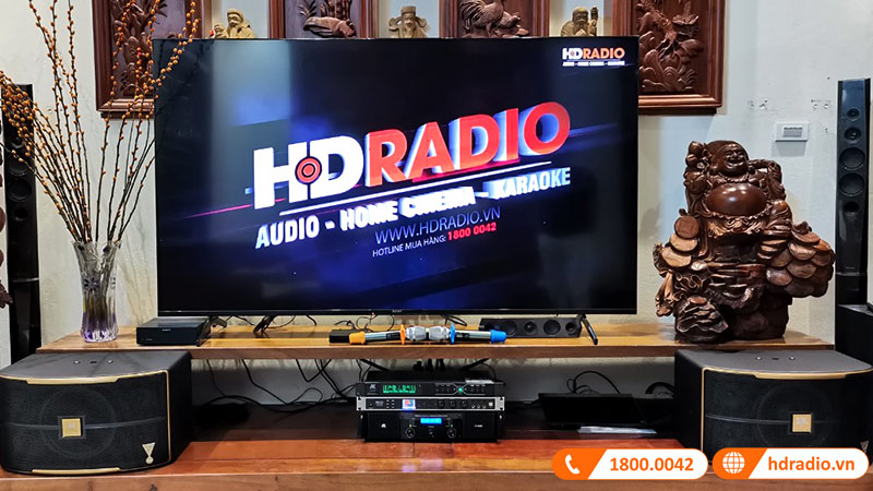 Dàn karaoke của anh Chung ở Gia Lâm, Hà Nội