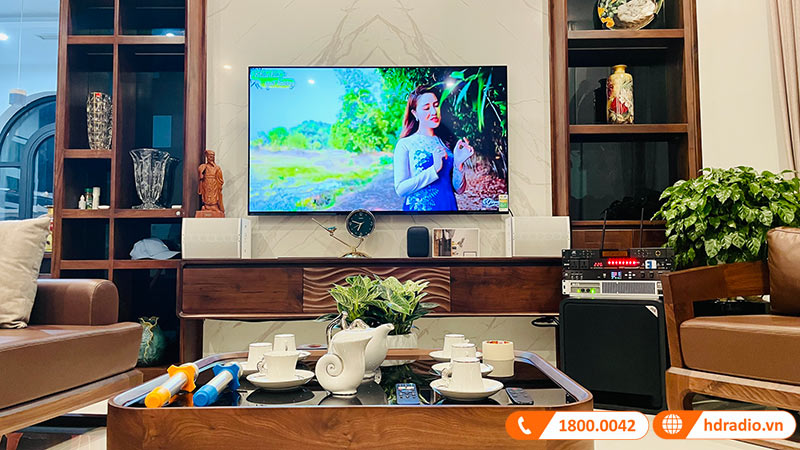 Lắp dàn karaoke chất lượng trị giá gần 90 triệu đồng cho anh Cơ ở Gia Lâm, Hà Nội