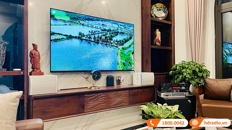 Lắp dàn karaoke chất lượng trị giá gần 90 triệu đồng cho anh Cơ ở Gia Lâm, Hà Nội