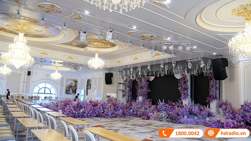 Dàn âm thanh đám cưới đỉnh cao của anh Công ở TP.Hưng Yên