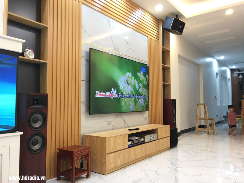 Lắp dàn âm thanh nghe nhạc cao cấp cho anh Dương ở Hà Đông, Hà Nội