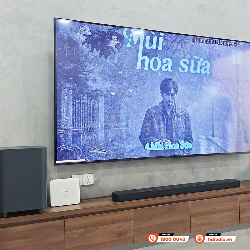 Loa soundbar JBL Bar 1000 của anh Cường ở Bình Dương