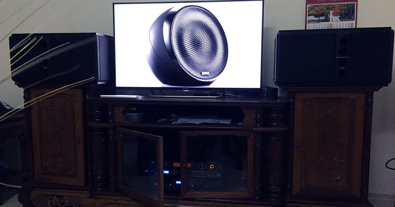 Lắp dàn karaoke anh Cương ở Đông Anh, Hà Nội (Loa Wharfedale 5190, Cục công suất JKAudio H2800, Vang cơ JA TF6 Pro, Micro không dây JKAudio B5 Plus)