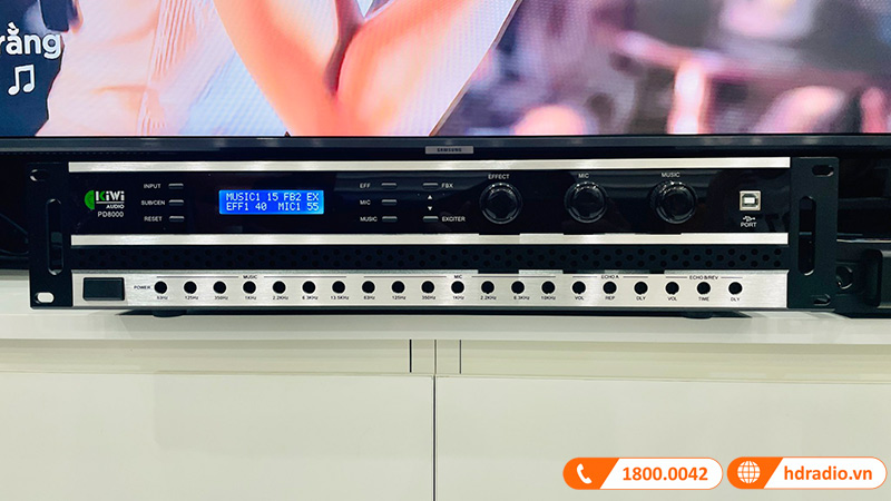 Dàn karaoke Wharfedale HK30 kết hợp sub của anh Danh ở Long Biên, Hà Nội