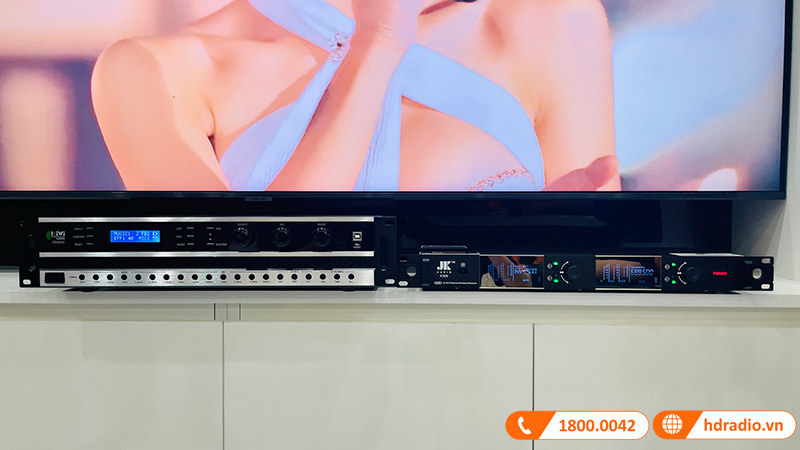 Dàn karaoke Wharfedale HK30 kết hợp sub của anh Danh ở Long Biên, Hà Nội