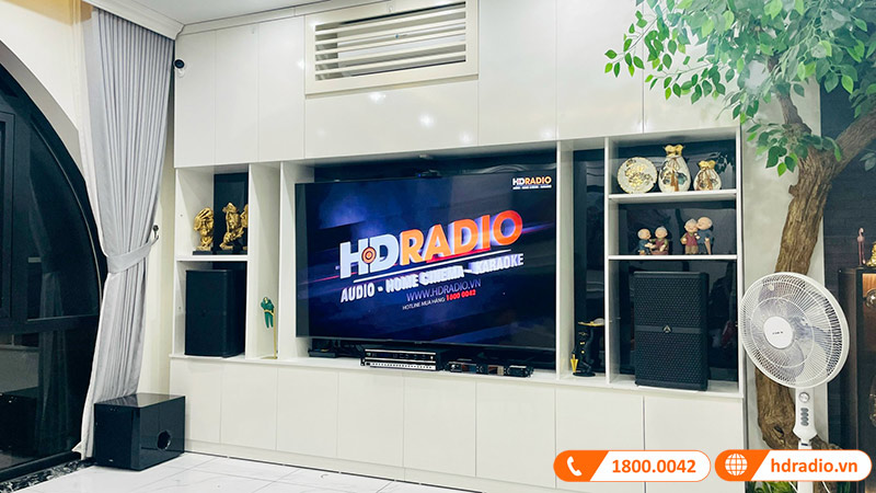 Dàn karaoke Wharfedale HK30 kết hợp sub của anh Danh ở Long Biên, Hà Nội