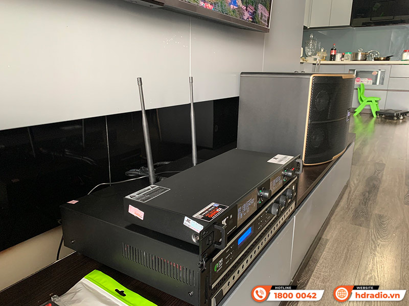 Dàn karaoke của anh Đức ở Quận Hà Đông, Hà Nội