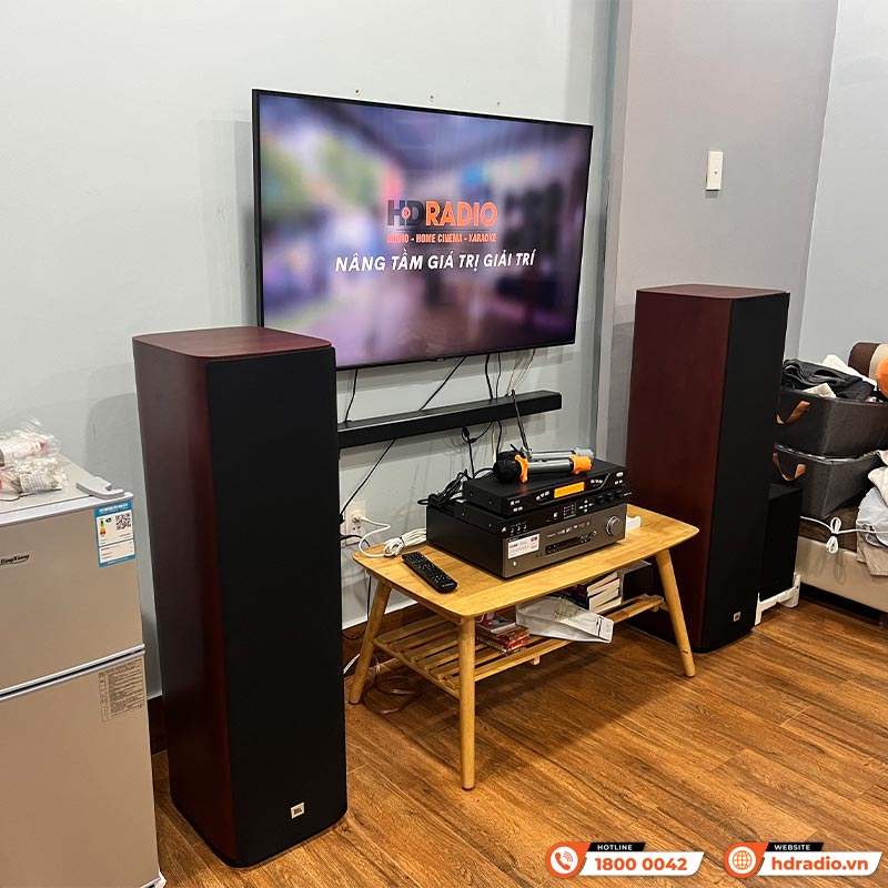 Dàn nghe nhạc và hát Karaoke JBL NK18 ( JBL Studio 690 + Cambridge CXA61 + Micro + Vang Số)-3