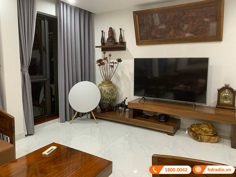 Lắp đặt hệ thống loa B&O Beoplay A9 gần 80 triệu đồng cho anh Dương ở Cầu Giấy, Hà Nội