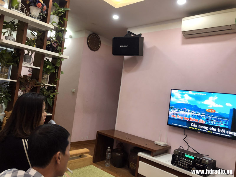 Lắp dàn karaoke anh Hà ở Quang Trung, Hà Đông, Hà Nội (VinaKTV S500 Pro, Paraamx 888 Piano, Paramax K850)