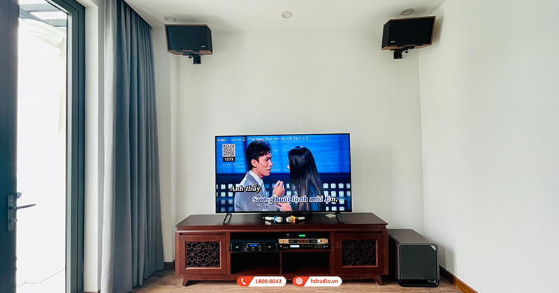 Lắp Dàn Karaoke hơn 97 Triệu đồng cho anh Hải ở Vinhome Ocean Park, Gia Lâm Hà Nội (Monitor Bronze 500, Polk Audio HTS10, Yamaha NS-SW100, Cambridge Audio AXR 100, JKaudio H2400, X3000 Pro, Pro Vision 4K Solo, VietK Plus 4TB, VinaKTV S600 Max)