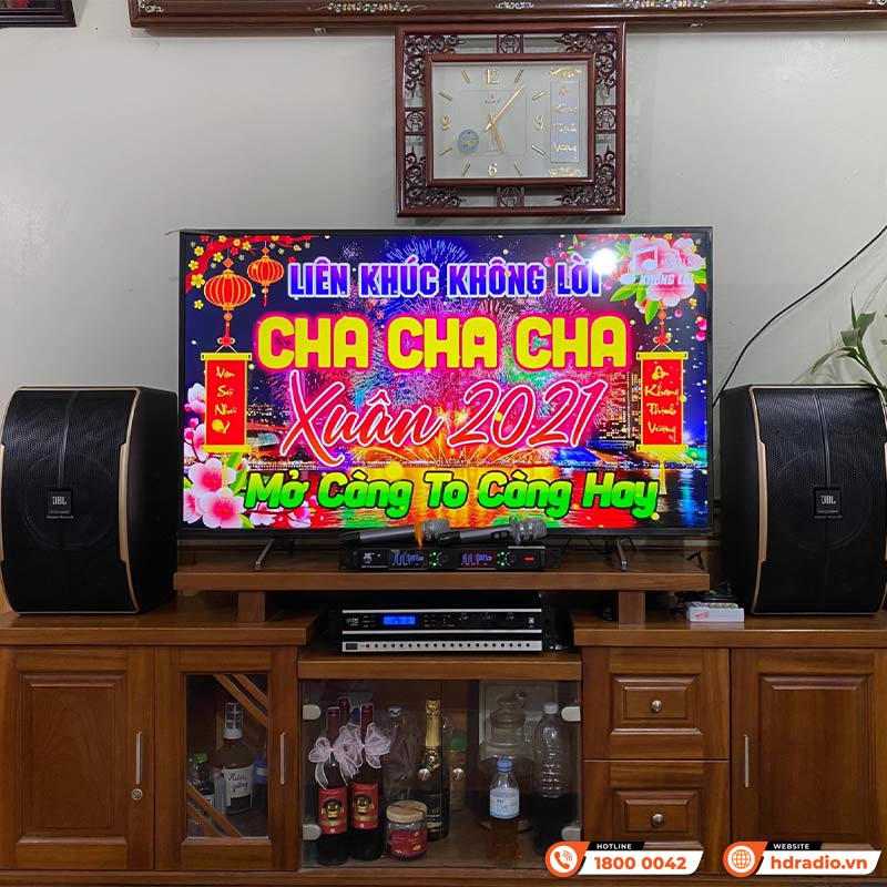 Dàn karaoke JBL gia đình GD07 ( JBL Pasion 10, Kiwi PD8000, Micro JKaudio K300 )-2