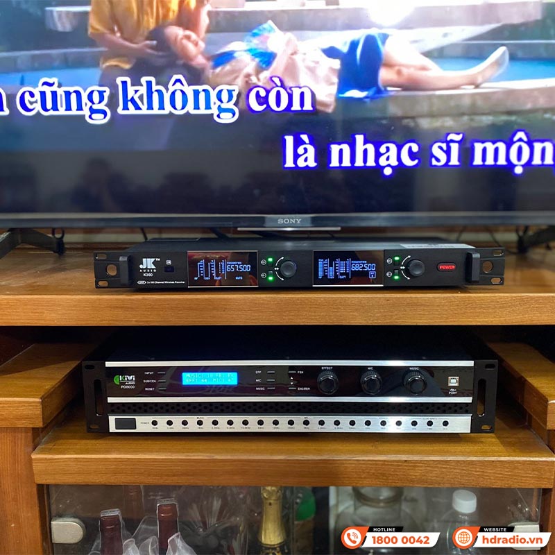Dàn karaoke JBL gia đình GD07 ( JBL Pasion 10, Kiwi PD8000, Micro JKaudio K300 )-5