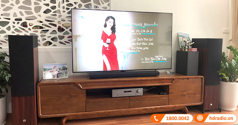 Lắp đặt Dàn âm thanh Nghe Nhạc NN36 Cao Cấp trị giá gần 37 triệu đồng cho anh Hiệp ở Hà Đông, Hà Nội (JBL A190, Cambridge Audio AXR100)