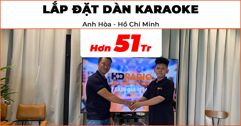Lắp đặt Dàn karaoke chính hãng trị giá gần 51 triệu đồng cho anh Hòa ở Quận Bình Thạnh, Hồ Chí Minh (Bose L1 Pro8, JKaudio X6000 Plus, B5 Plus, Tủ Rack 4U)