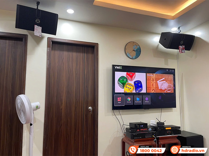 Dàn karaoke của anh Hòa ở Quận Hà Đông, Hà Nội