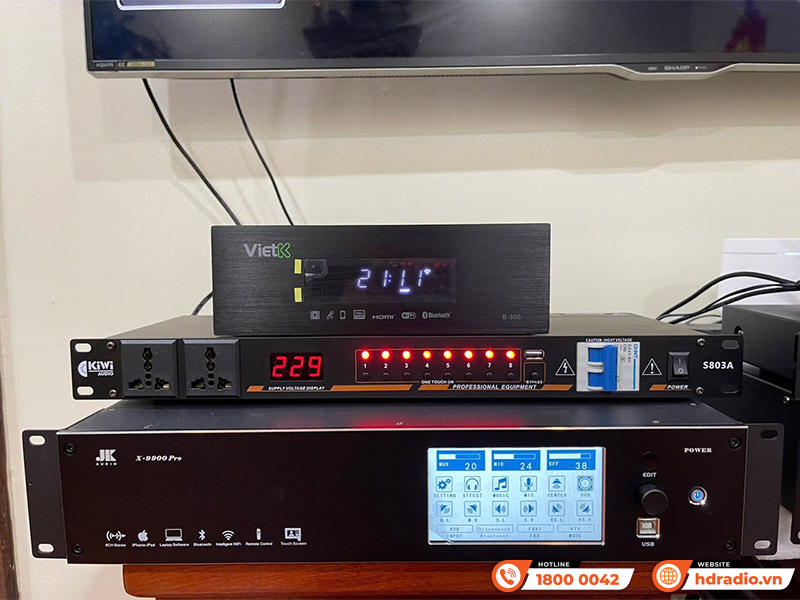 Dàn karaoke của anh Hòa ở Quận Hà Đông, Hà Nội