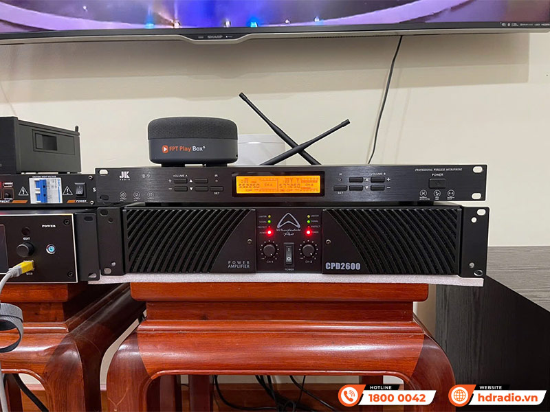 Dàn karaoke của anh Hòa ở Quận Hà Đông, Hà Nội