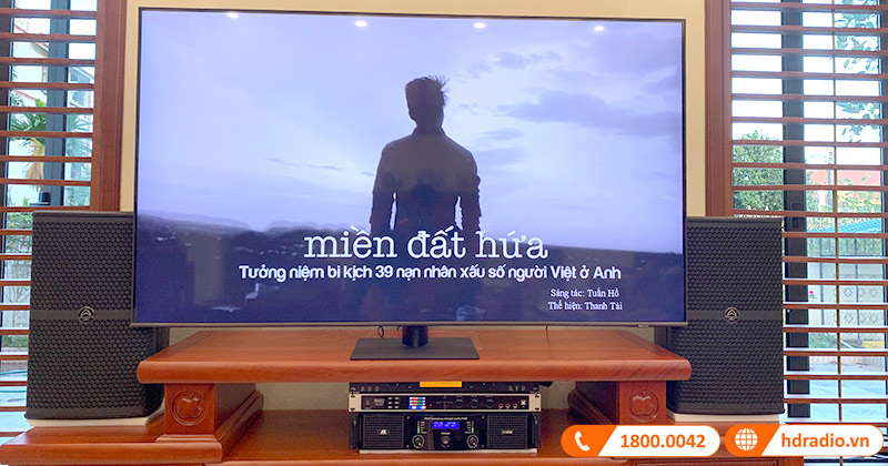 Lắp đặt dàn Karaoke cao cấp tri giá hơn 61 triệu đồng cho anh Hoàng ở Bắc Từ Liêm, Hà Nội (Wharfedale SW12, Neko DK1000, JKaudio H2600, Wharfedale WH10 NEO, JKaudio B9)