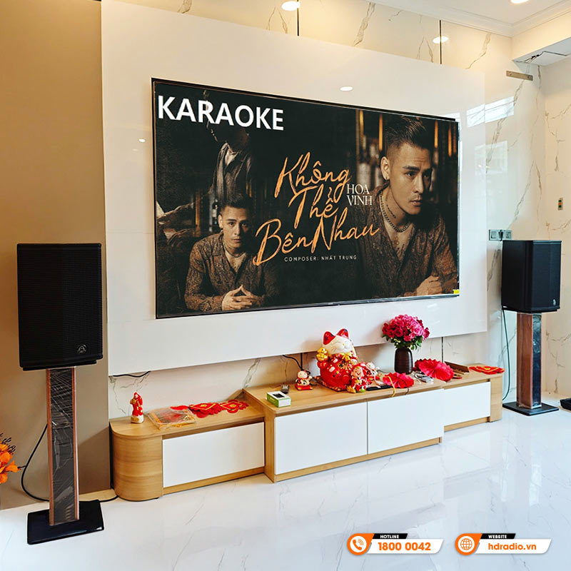 Dàn karaoke Wharfedale KH89 của anh Hoàng ở Quận Bình Thạnh, TP.Hồ Chí Minh