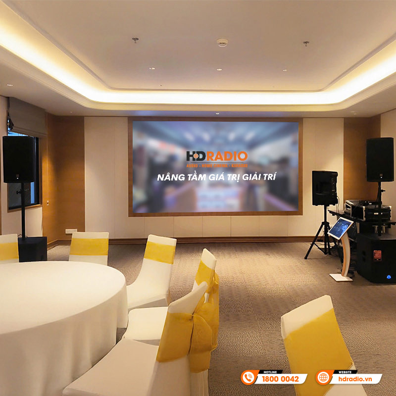 Dàn âm thanh sân khấu biểu diễn của anh Hưng ở Quận 3, TP.Hồ Chí Minh