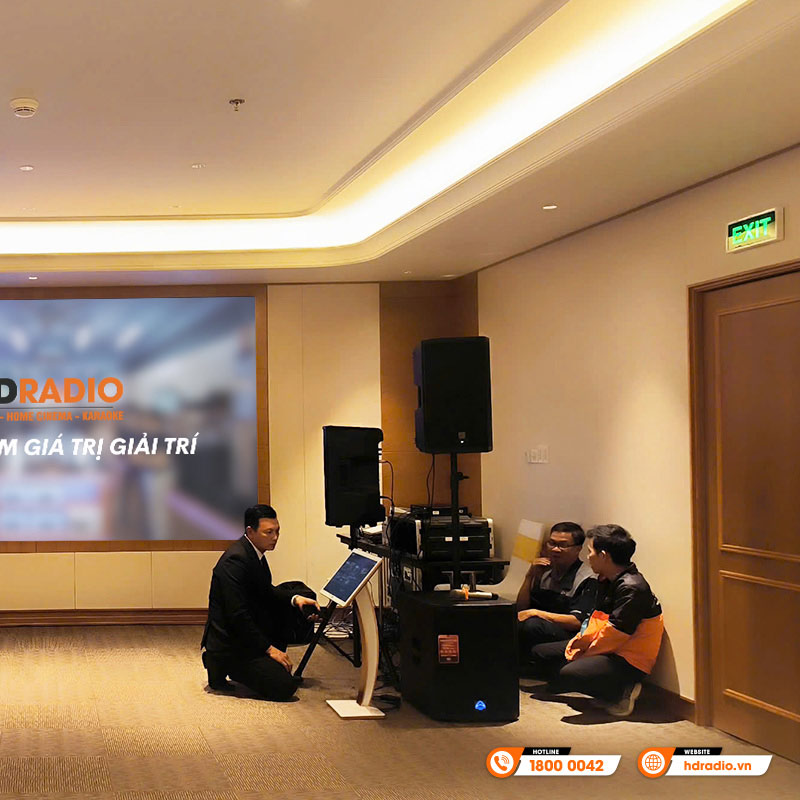 Dàn âm thanh sân khấu biểu diễn của anh Hưng ở Quận 3, TP.Hồ Chí Minh