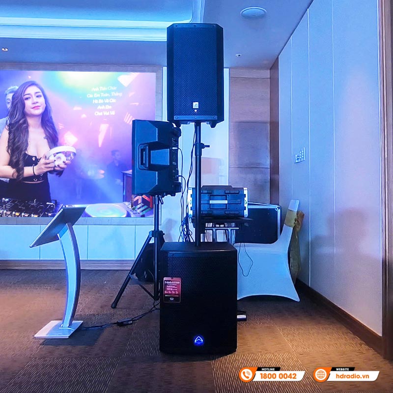 Dàn âm thanh sân khấu biểu diễn của anh Hưng ở Quận 3, TP.Hồ Chí Minh