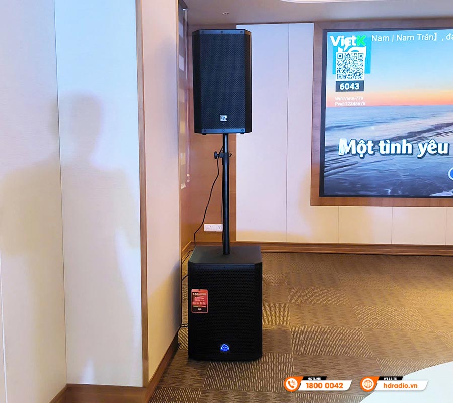 Dàn âm thanh sân khấu biểu diễn của anh Hưng ở Quận 3, TP.Hồ Chí Minh