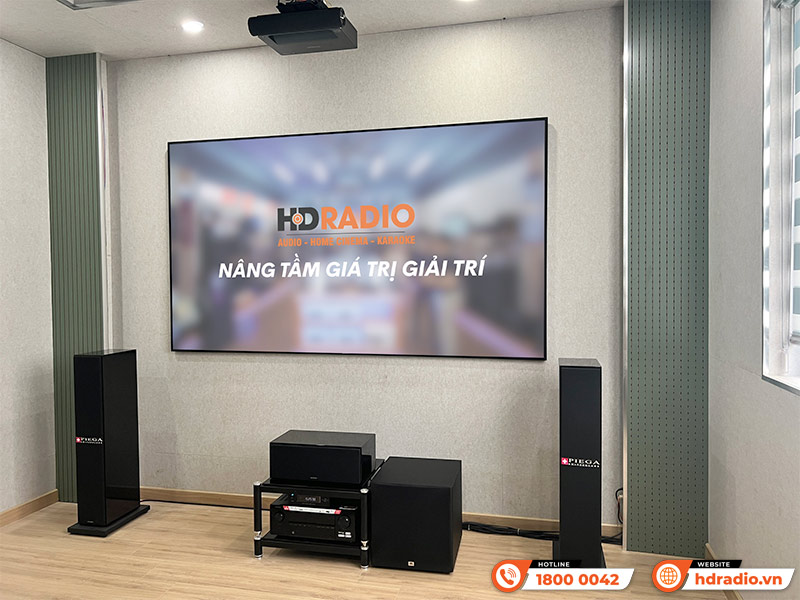 Lắp đặt hệ thống phòng chiếu phim đỉnh cao cho anh Hường ở Bà Rịa, Vũng Tàu