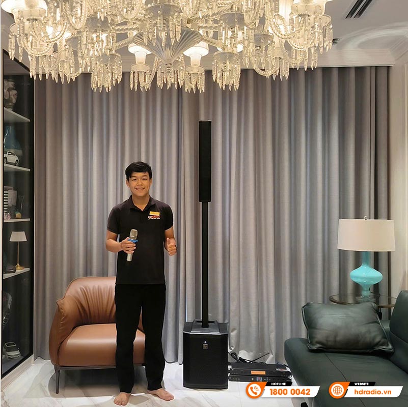 Dàn karaoke của anh Khanh ở Quận 1, Hồ Chí Minh