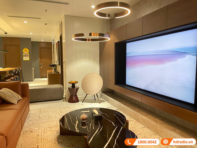 Loa B&O Beoplay A9 Mk4 Bronze của anh Lâm ở Quận Tây Hồ, Hà Nội