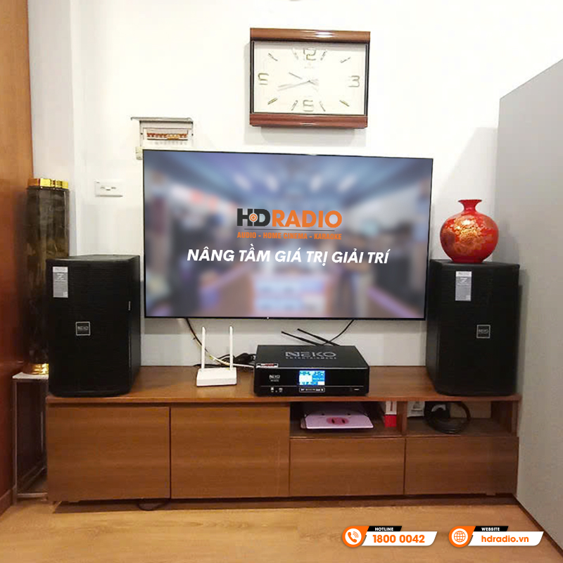 Lắp đặt Dàn karaoke cho anh Long ở Bắc Từ Liêm, Hà Nội