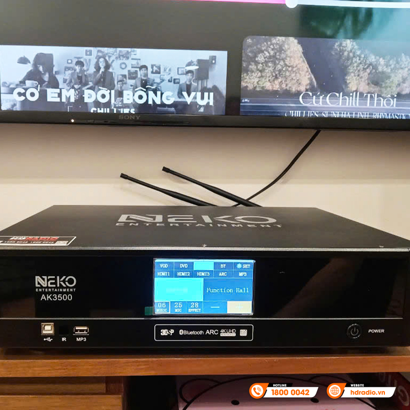 Lắp đặt Dàn karaoke cho anh Long ở Bắc Từ Liêm, Hà Nội