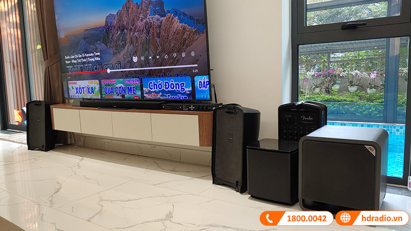 Dàn karaoke chất lượng của anh Long ở Long Biên, Hà Nội Dàn karaoke chất lượng của anh Long ở Long Biên, Hà Nội