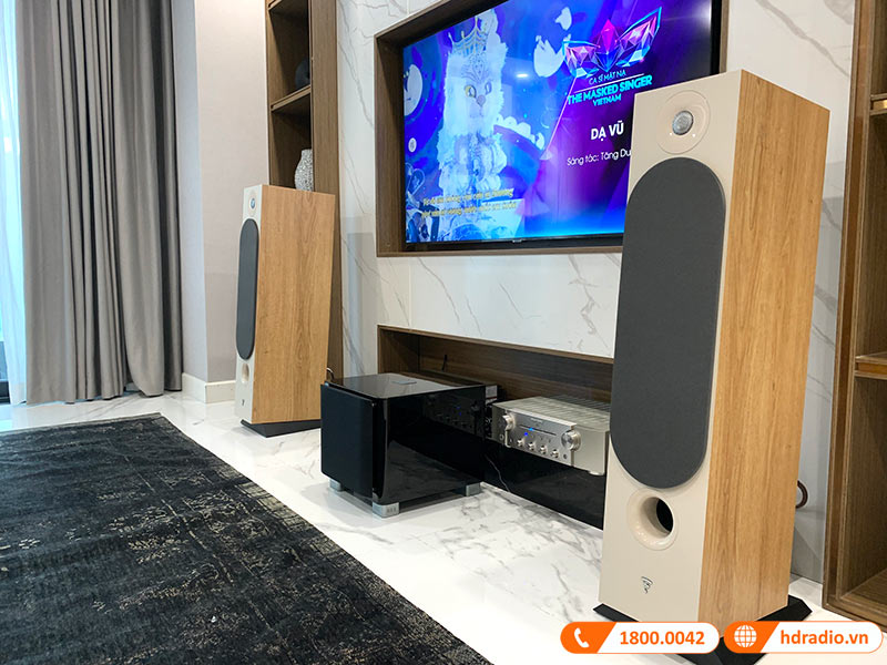 Lap dan am thanh nghe nhac cao cap tri gia hon 153 trieu dong cho anh Luong o Nam Tu Liem, Ha Noi