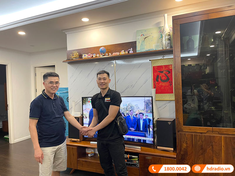 Hệ thống âm thanh của anh Miến ở Quận Hai Bà Trưng, Hà Nội