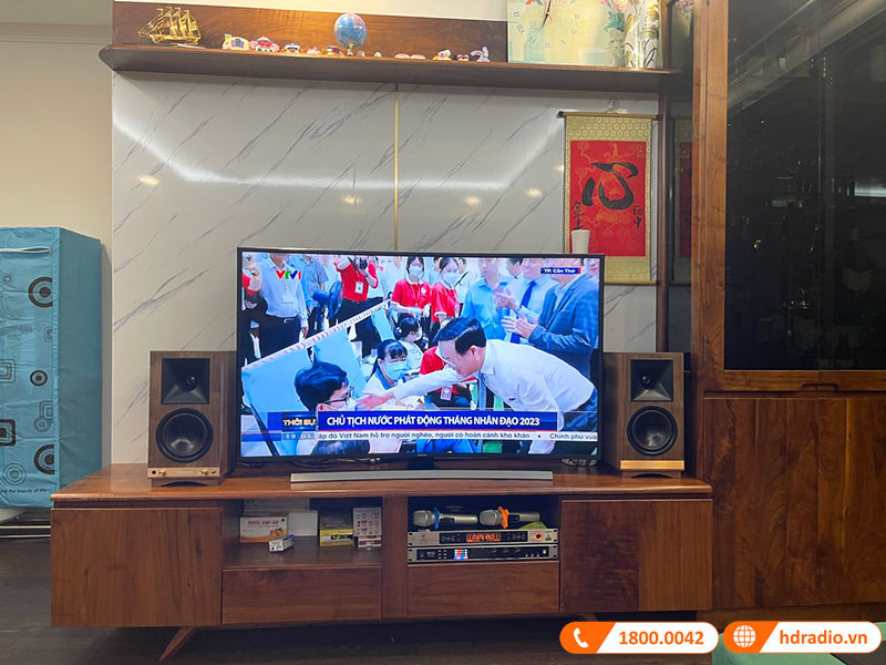 Hệ thống âm thanh của anh Miến ở Quận Hai Bà Trưng, Hà Nội