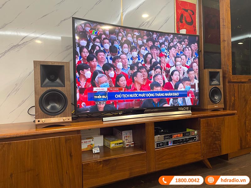 Hệ thống âm thanh của anh Miến ở Quận Hai Bà Trưng, Hà Nội