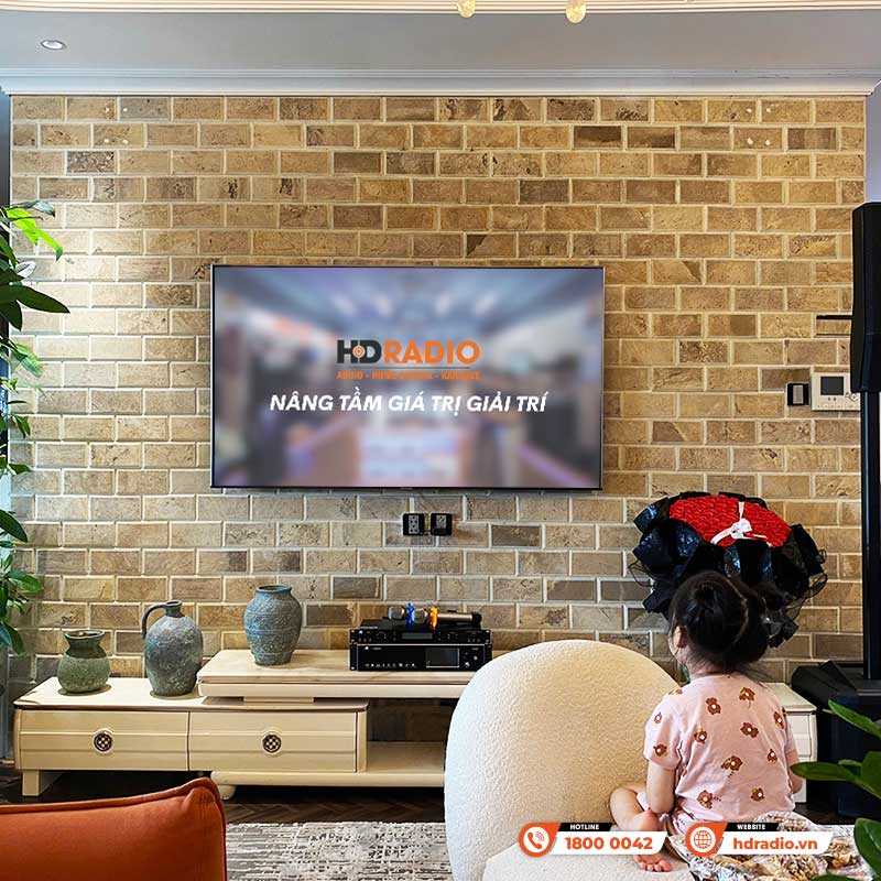 Hệ thống âm thanh karaoke kết hợp loa bluetooth của anh Minh ở Nam Từ Liêm, Hà Nội