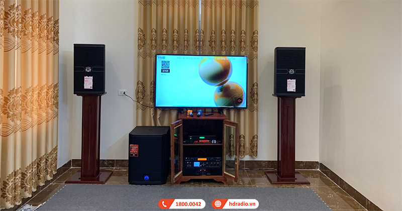 Lắp Dàn Karaoke cao cấp hơn 134 triệu cho anh Minh ở Hải Dương (Wharfedale Anglo E12, AX15B, CPD3600, JKaudio X9000, JKaudio B9, VietK Plus 4TB, Kiwi S803A)